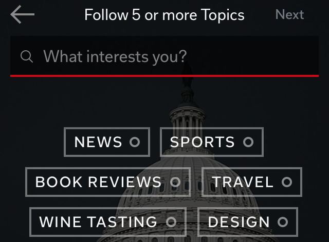 flipboard-interests